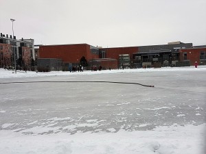 Instant ice rink - just add water